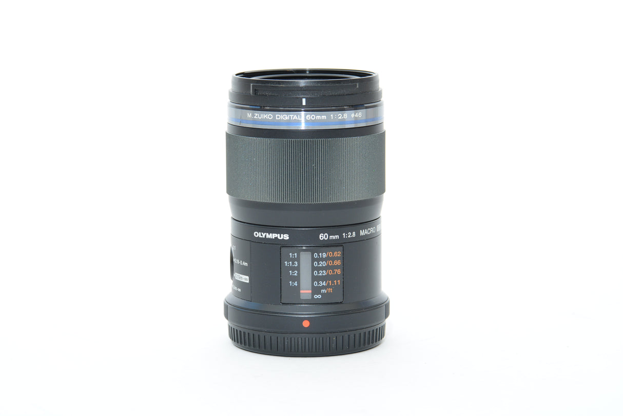 Used Olympus M. Zuiko ED 60mm f/2.8 Macro Lens