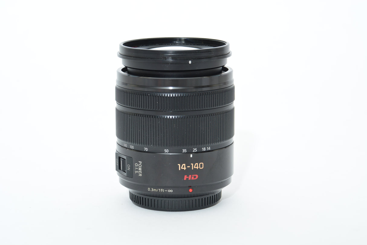 Used Lumix G Vario 14-140mm f/3.5-5.6 Power OIS Aspherical Lens - FUNGUS