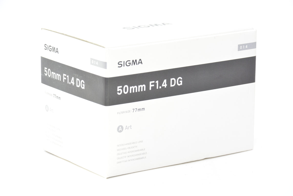 Used Sigma 50mm f/1.4 DG HSM Nikon F Mount Lens