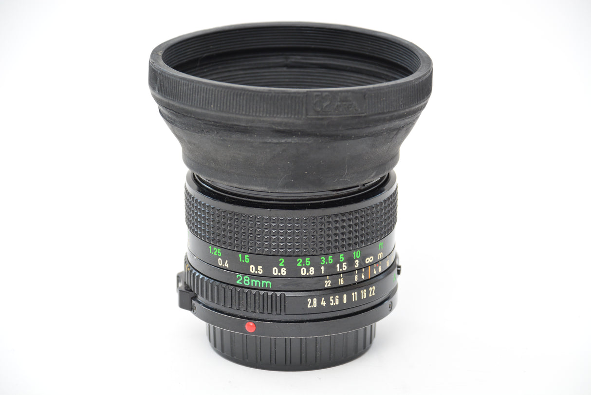 Used Canon 28mm f/2.8 FD Mount Lens