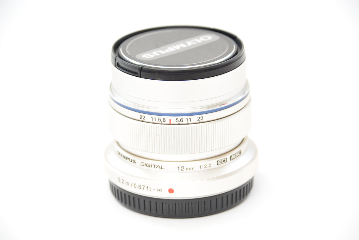 Used Olympus Pen M. Zuiko ED 12mm f/2 Lens