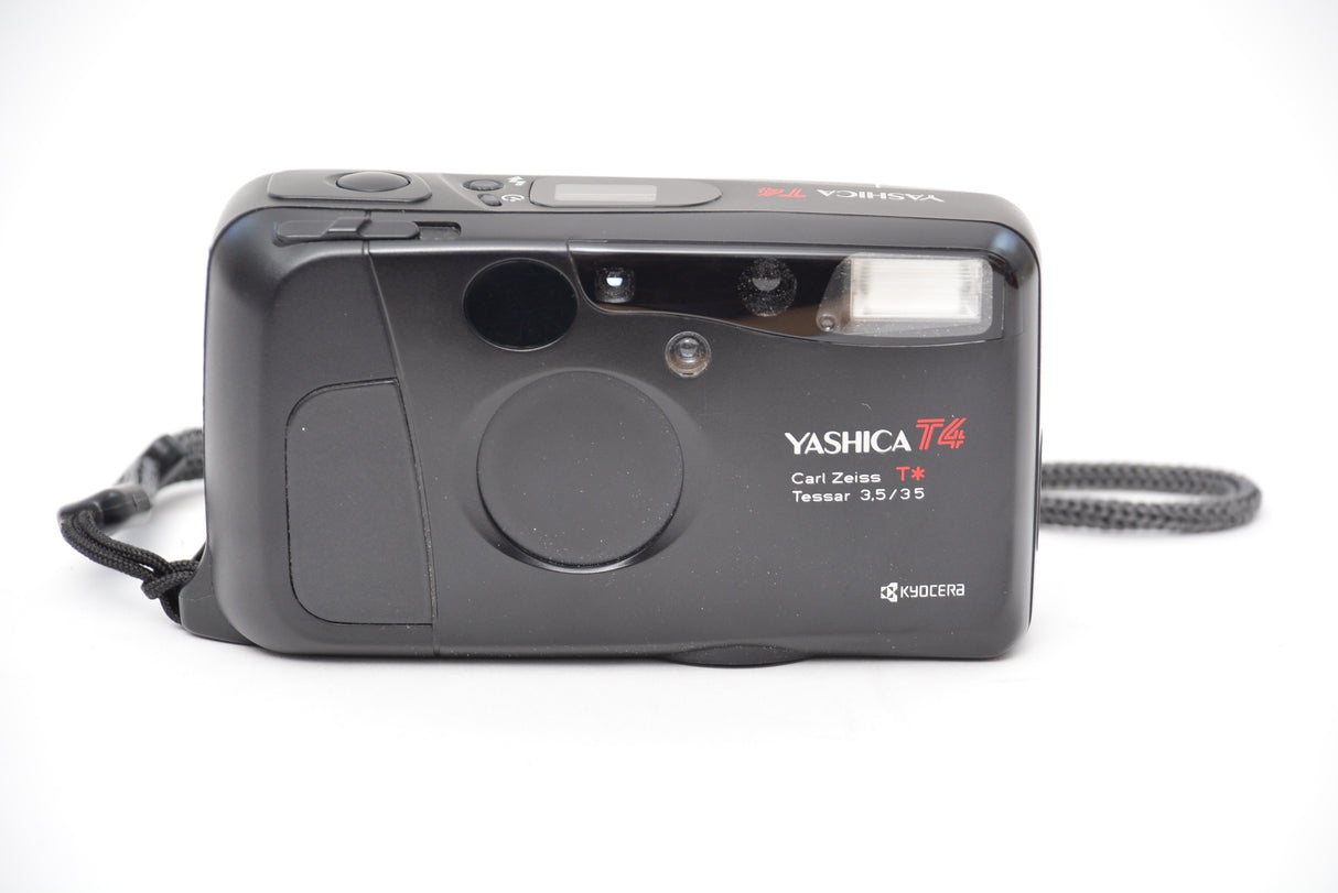 Used Yashica T4 Carl Zeiss Tessar 35mm f/3.5 Film Camera