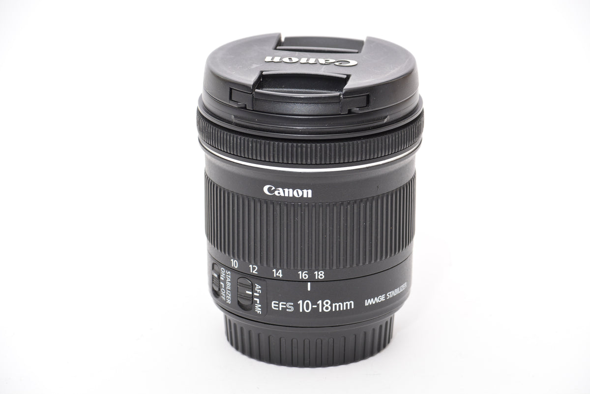 Used Canon EFS 10-18mm f/4.5-5.6 IS STM Lens