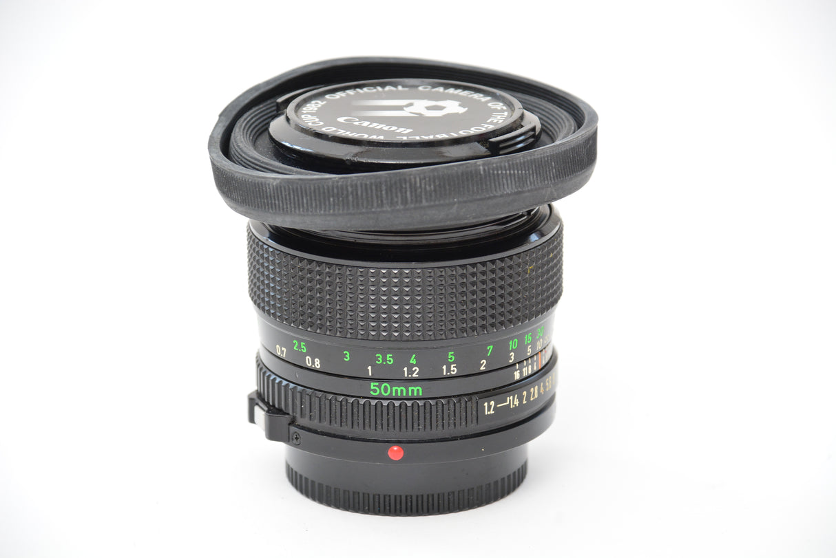 Used Canon 50mm f/1.2 FD Mount Lens