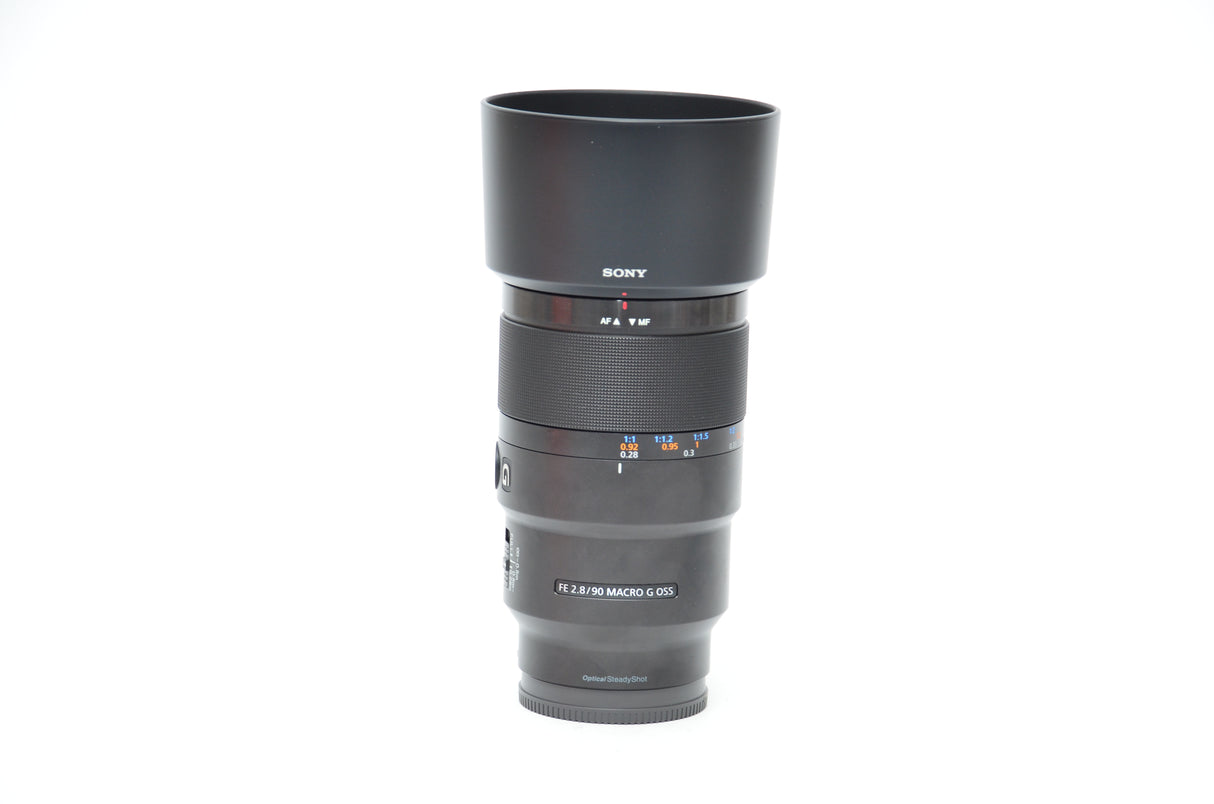 Used Sony SEL90M28G FE 90mm F/2.8 E-Mount Full-Frame Macro G OSS Lens