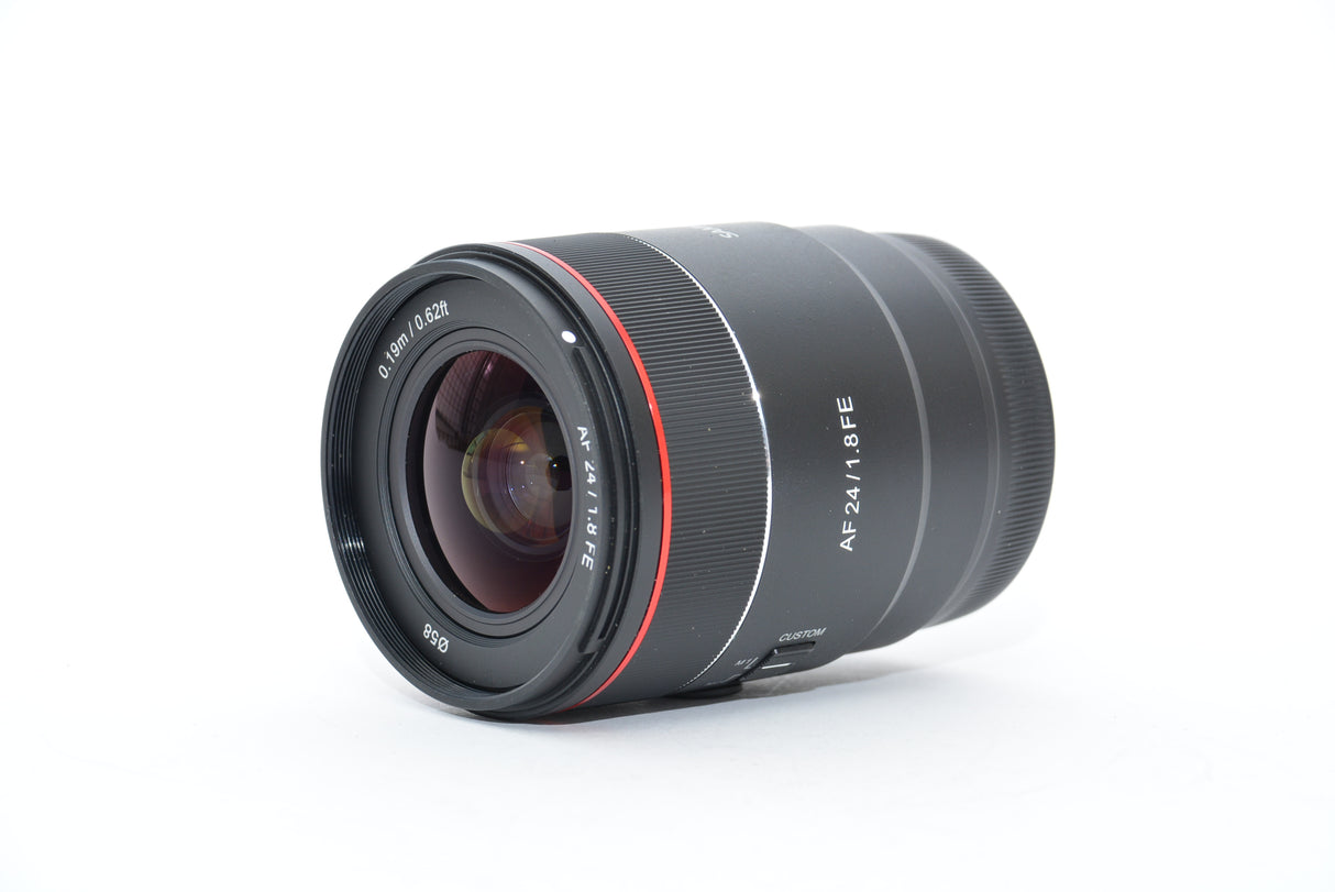 Used Samyang AF 24mm f/1.8 FE Lens