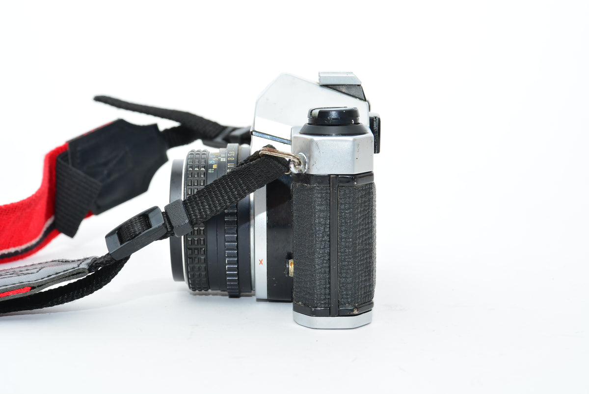Used Pentax Asahi K1000 with 50mm f/1.7 Lens