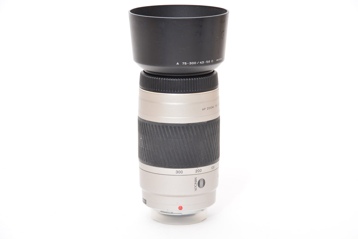 Used Minolta AF 75-300mm f/4.5 (32)-5.6 D Zoom Sony A Lens
