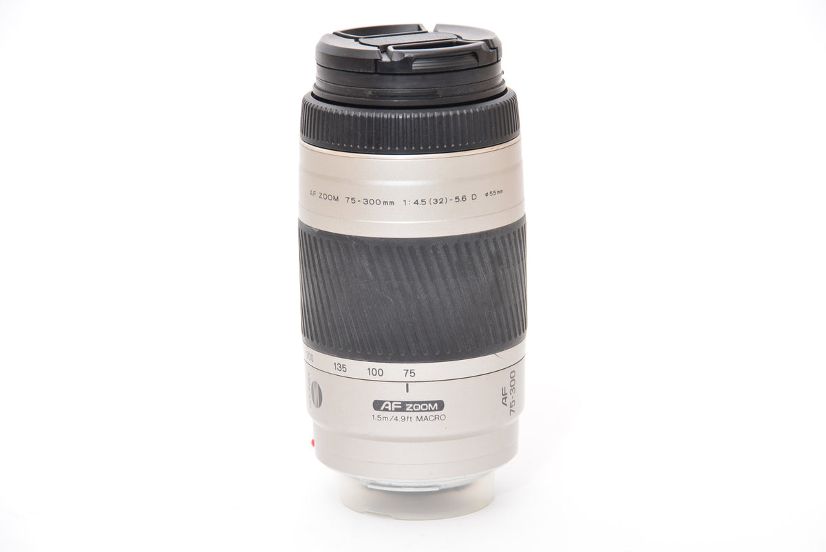 Used Minolta AF 75-300mm f/4.5 (32)-5.6 D Zoom Sony A Lens