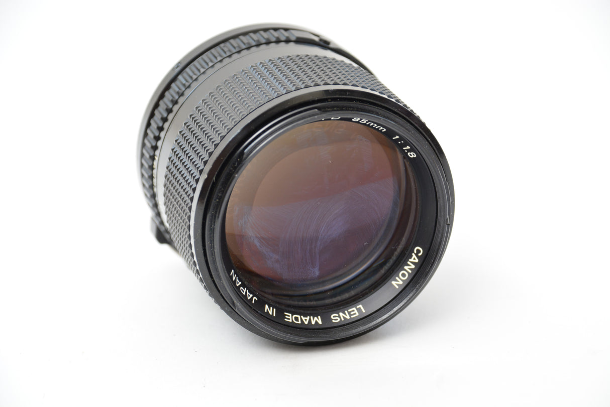Used Canon 85mm f/1.8 FD Mount Lens