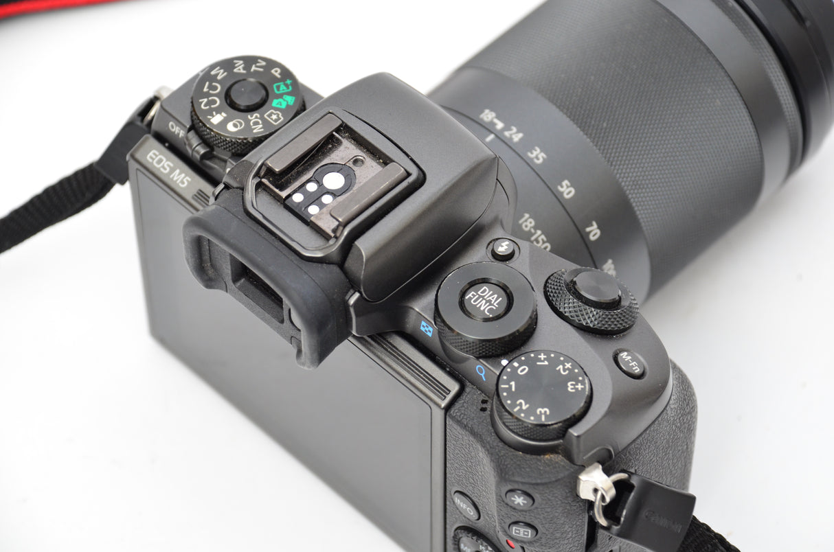 Used Canon EOS M5 Camera Body with EF-M 18-150mm f/3.5-6.3 IS STM Lens