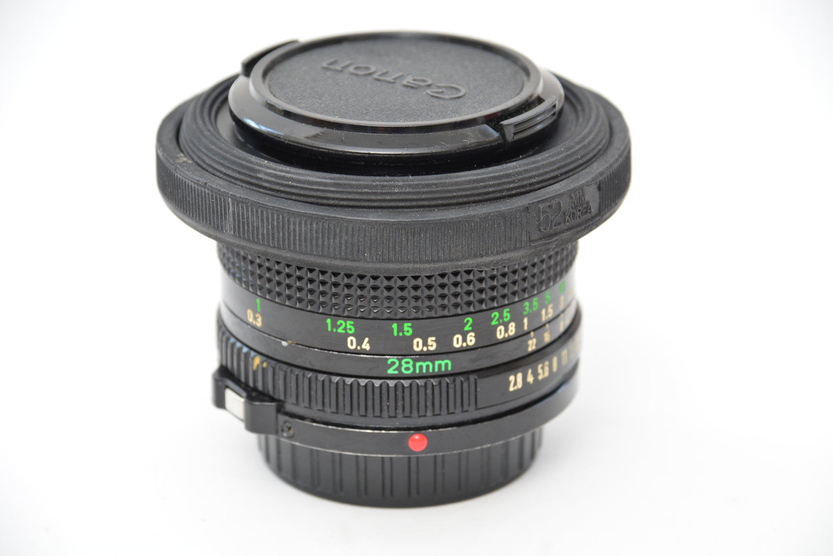 Used Canon 28mm f/2.8 FD Mount Lens