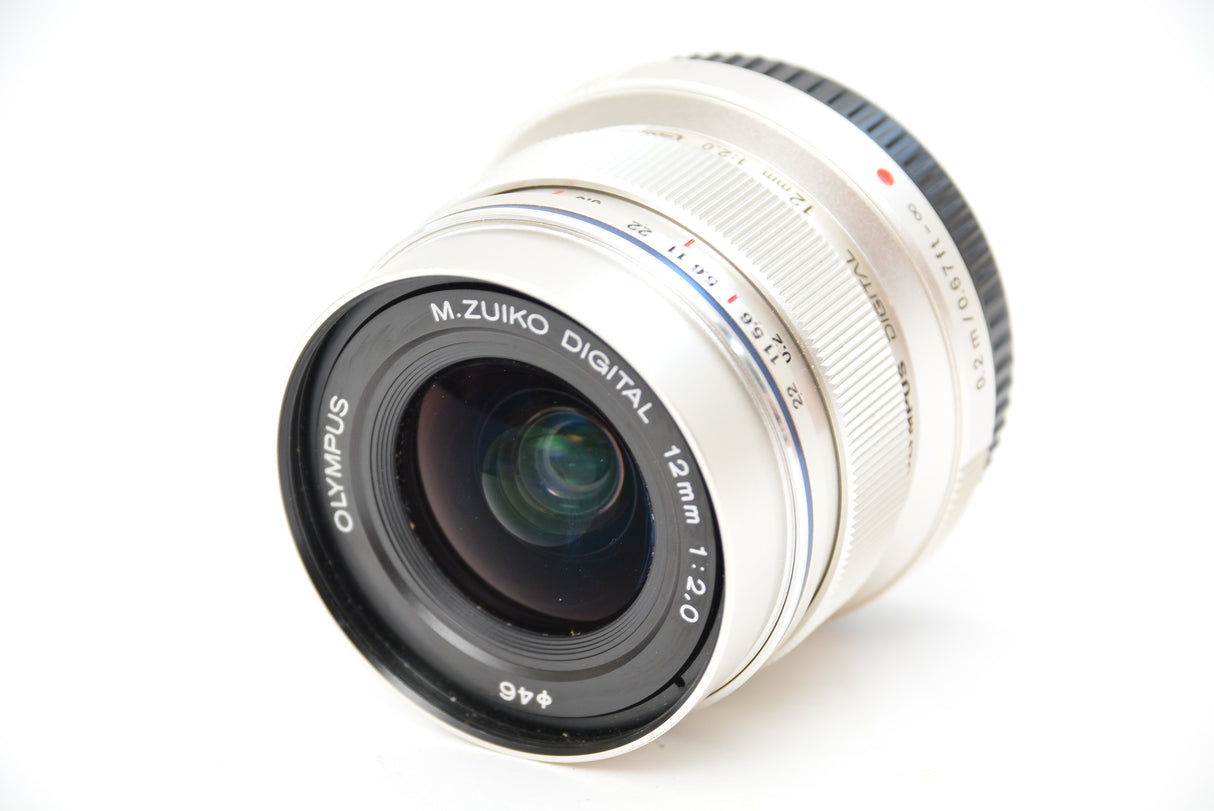 Used Olympus Pen M. Zuiko ED 12mm f/2 Lens