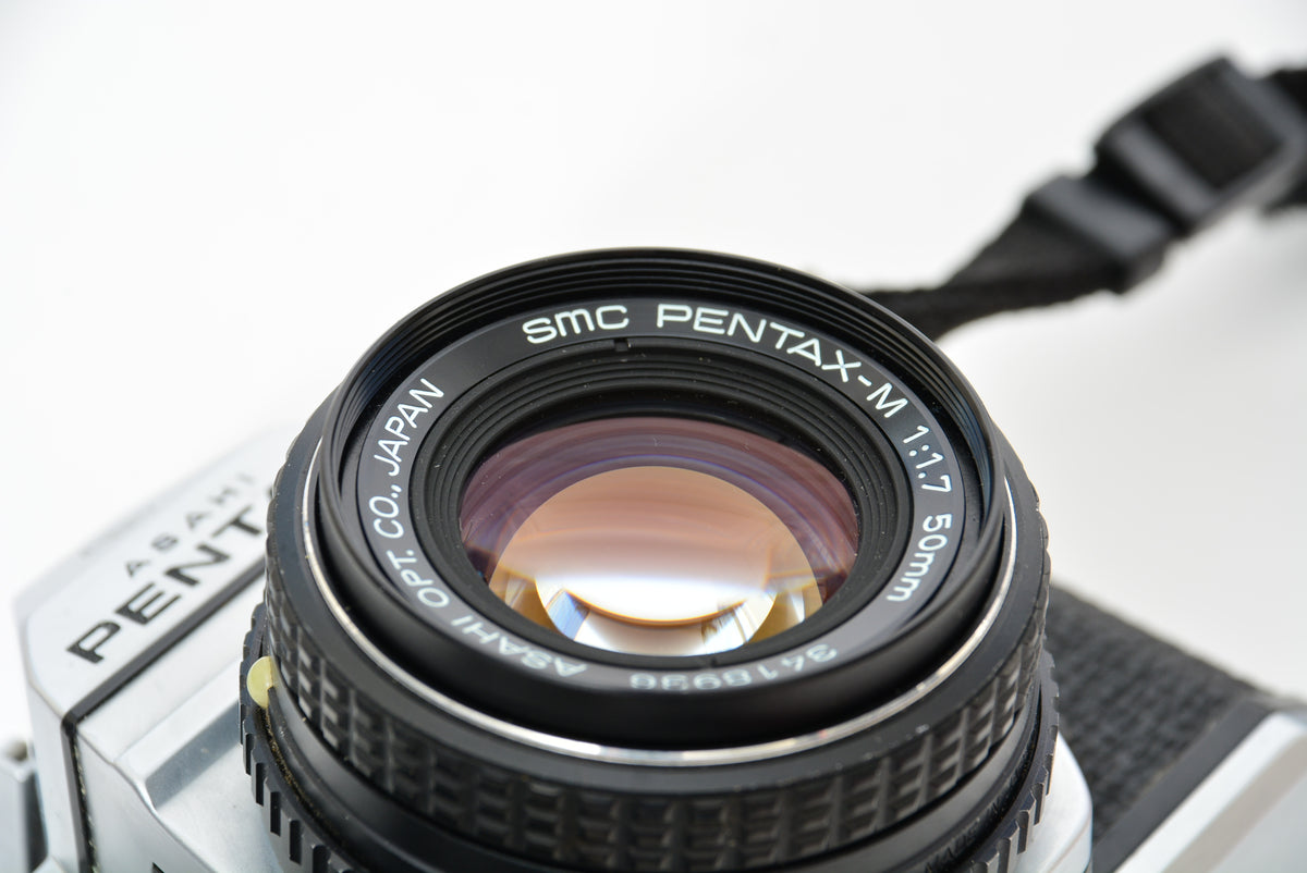Used Pentax Asahi K1000 with 50mm f/1.7 Lens