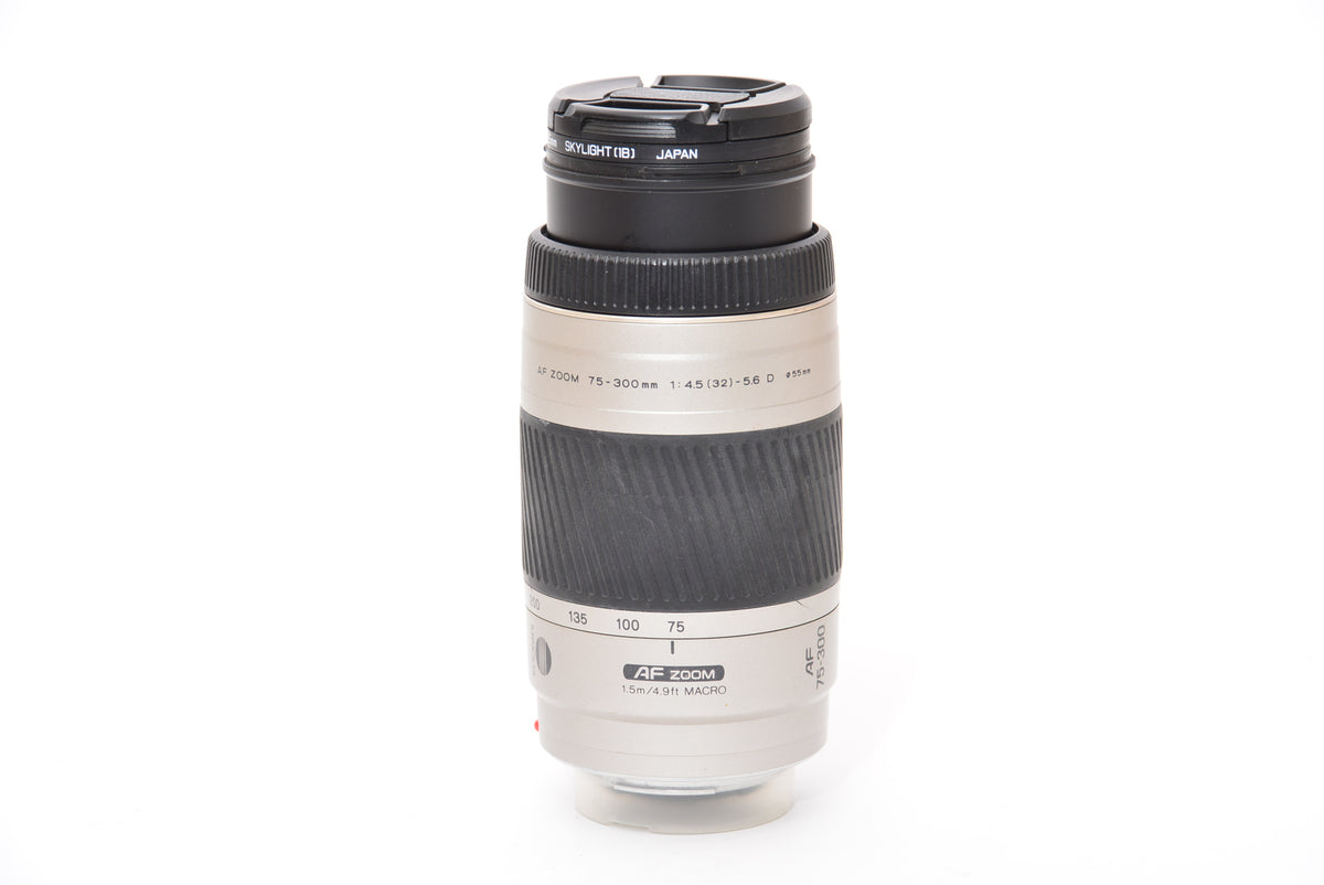 Used Minolta AF 75-300mm f/4.5 (32)-5.6 D Zoom Sony A Lens