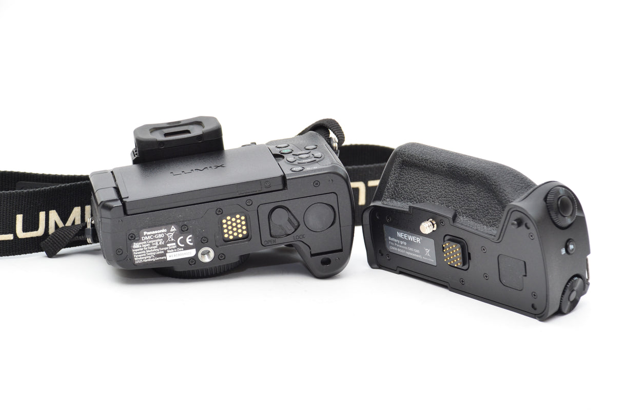 Used Panasonic Lumix G80 Mirrorless Camera Body + Grip