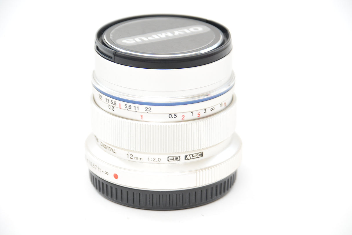 Used Olympus Pen M. Zuiko ED 12mm f/2 Lens
