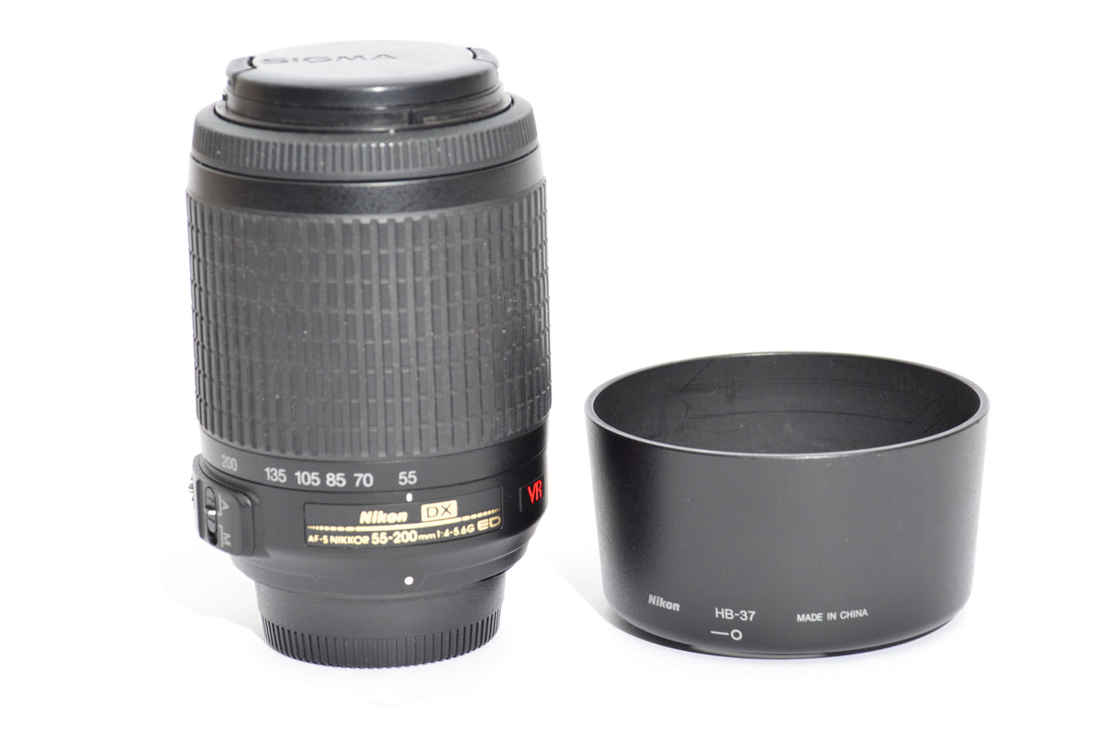 Used Nikon Nikkor 55-200mm f/4-5.6 AFS DX ED VR Lens