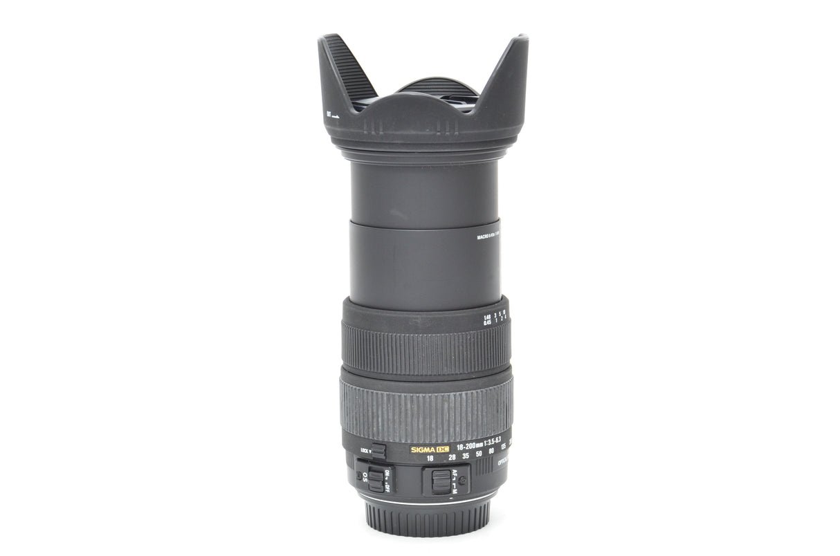 Used Sigma 18-200mm f/3.5-6.3 DC OS HSM Canon Mount Lens