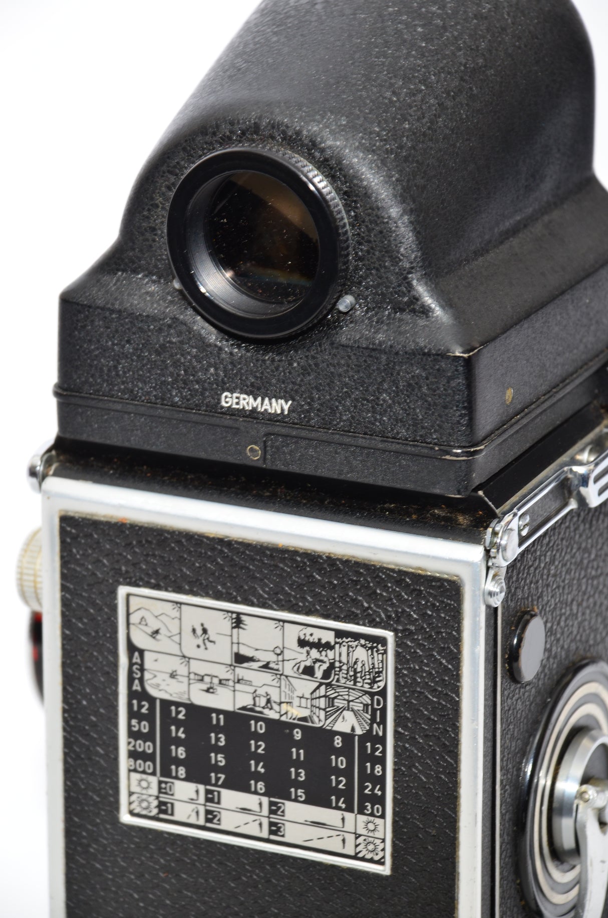 Used Rolleiflex T Type 3 with prism finder - White Face - Fully Serviced