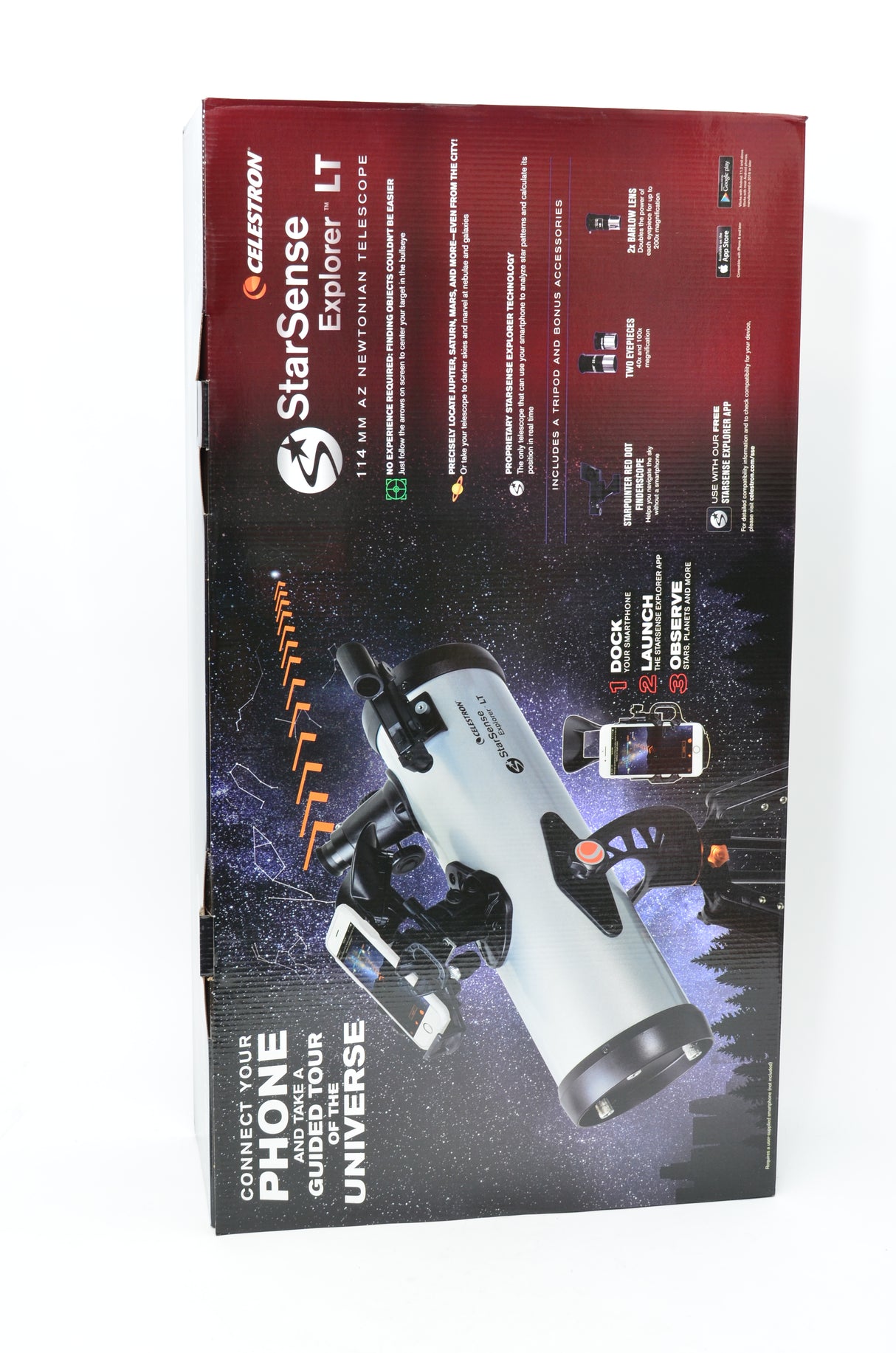 Used Celestron Star Sense Explorer LT 114mm AZ Newtonian Telescope