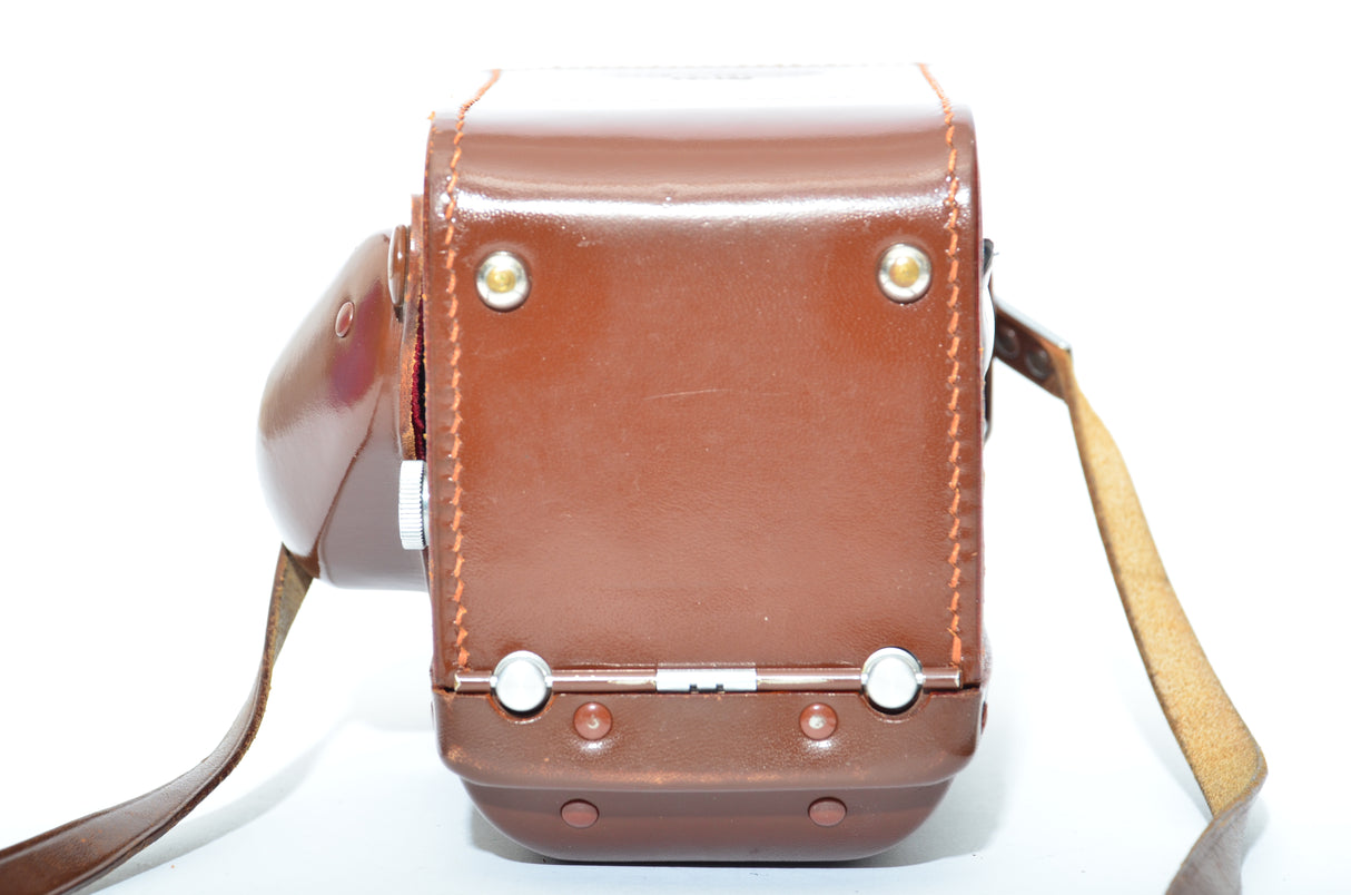 Used Rolleiflex 2.8F White Face With Original Leather Case