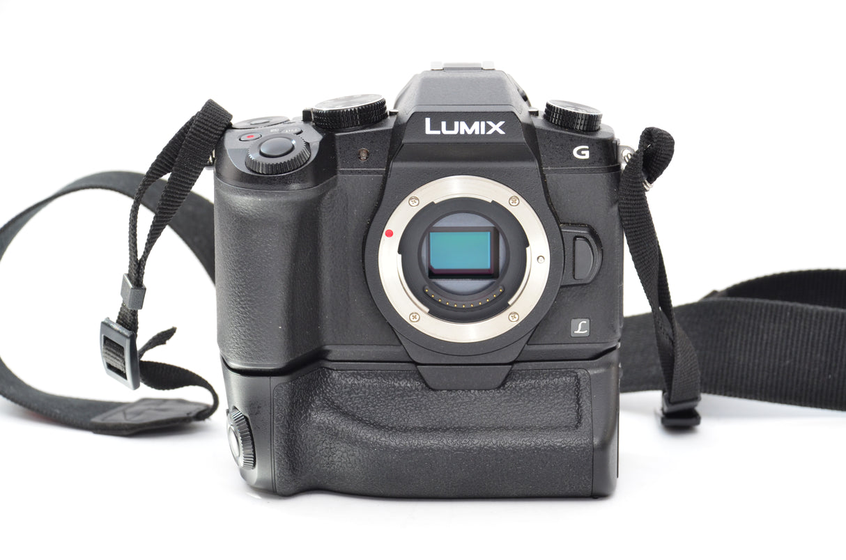 Used Panasonic Lumix G80 Mirrorless Camera Body + Grip