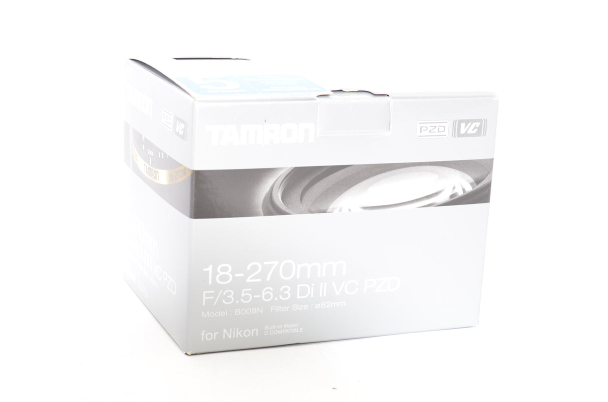 Used Tamron 18-270mm f/3.5-6.3 Di II VC PZD for Nikon F-mount