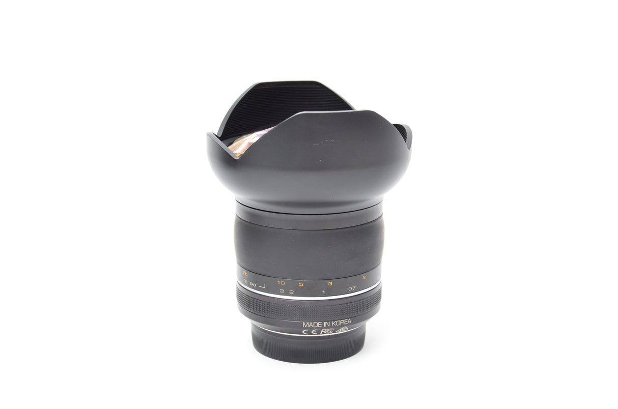 Used Samyang XP 14mm f/2.4 nikon fit with NISI 8 stop ND filter and holder