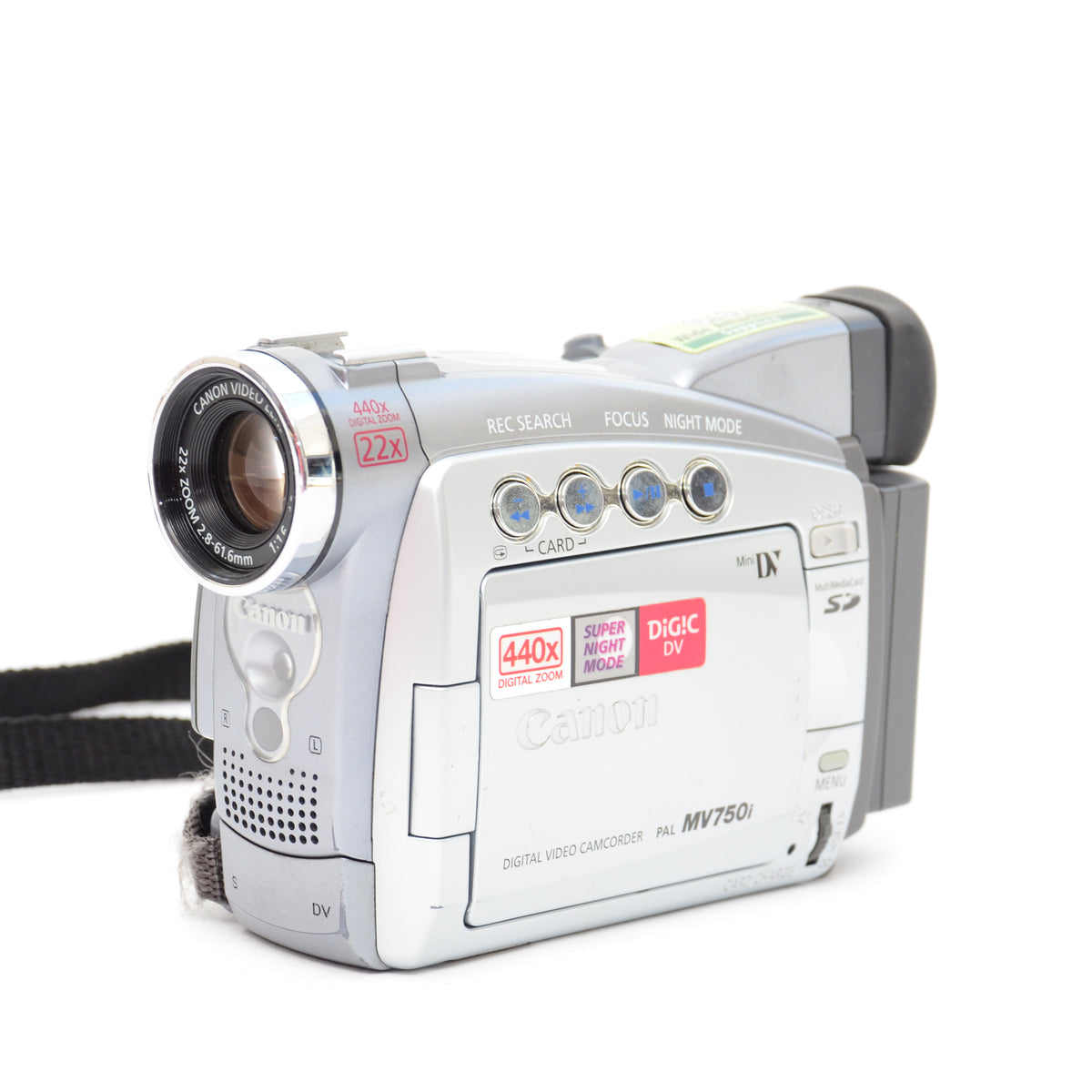used-canon-mv750i-digital-camcorder-cambrian-photography