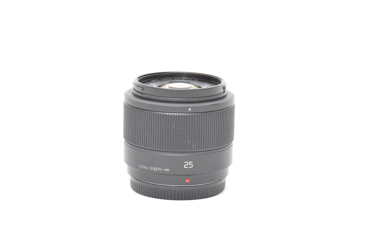 Used Lumix G 25mm f/1.7 aspherical lens