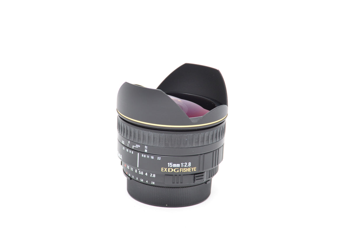 Used Sigma 15mm f/2.8 EX DG for Nikon