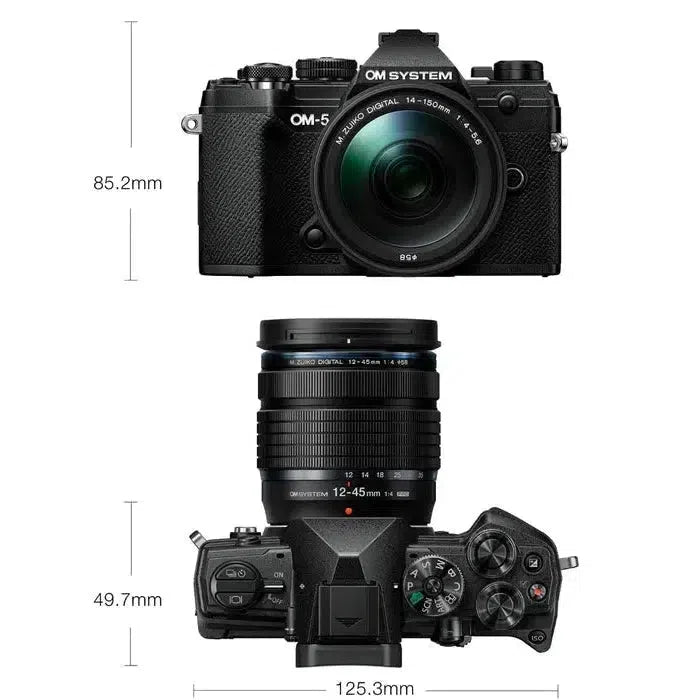 OM SYSTEM OM-5 Digital Camera Body - Black