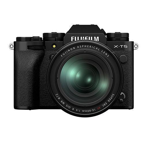 Fujifilm X-T5 Digital Camera with XF 16-80mm lens - Black