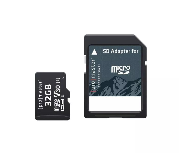 ProMaster Advanced V30 32GB MicroSD Memory Card