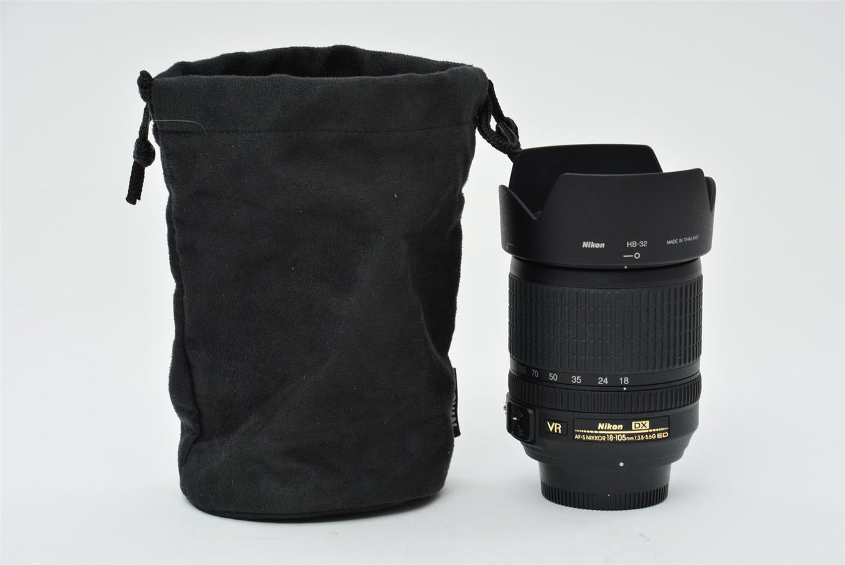 Used Nikon AF-S DX Nikkor 18-105mm f/3.5-5.6 G ED VR Lens