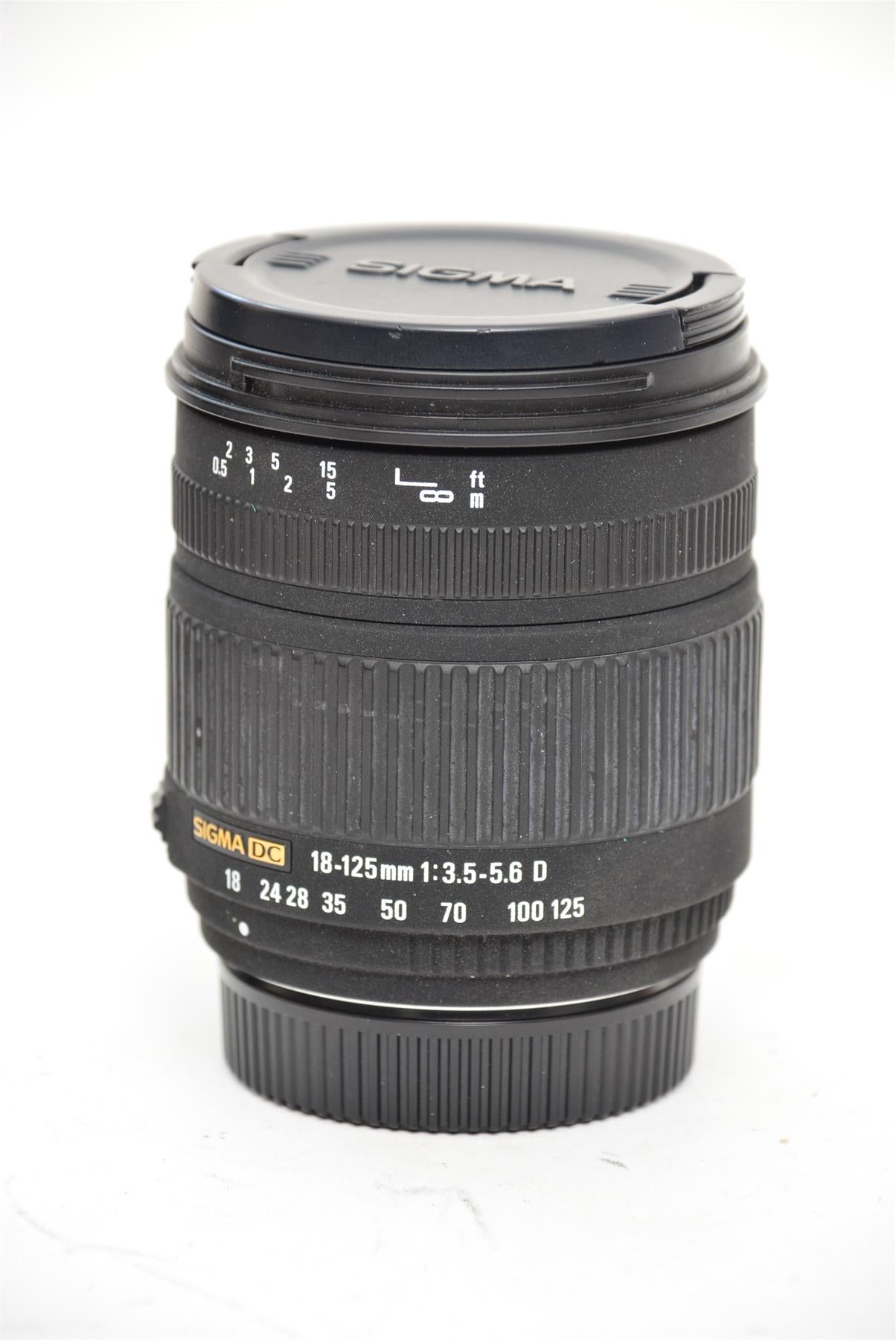Used Sigma 18-125mm f/3.5-5.6 DC Nikon Fit Lens
