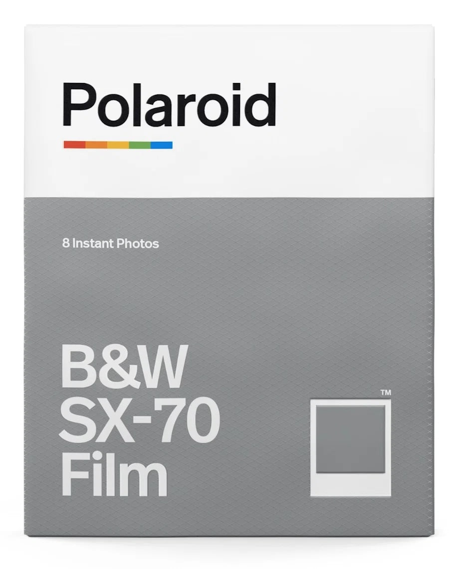 Polaroid Type SX-70 B&W Film - 8 Instant Photos