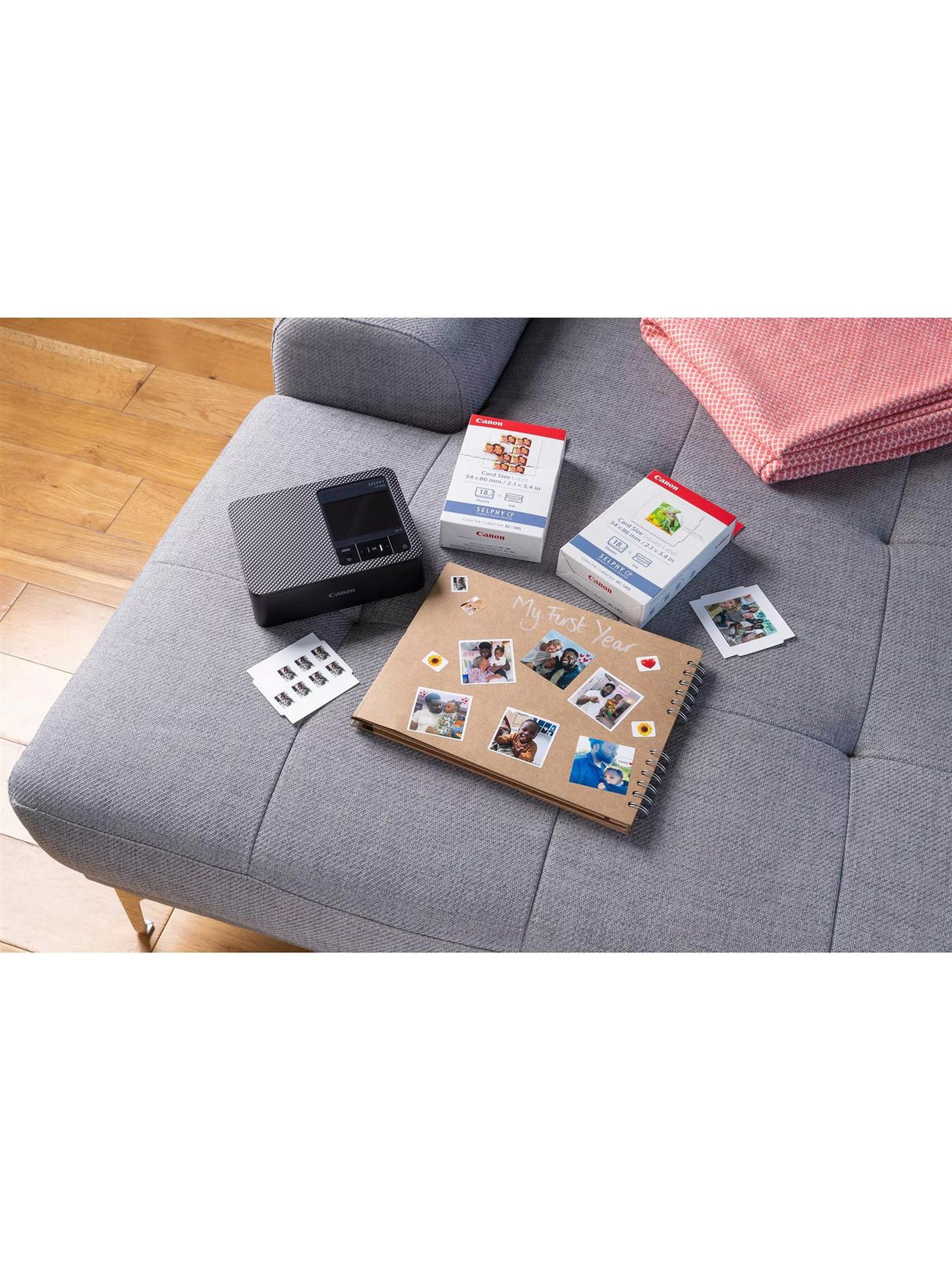 Canon Selphy CP1500 Wireless Photo Printer - Black