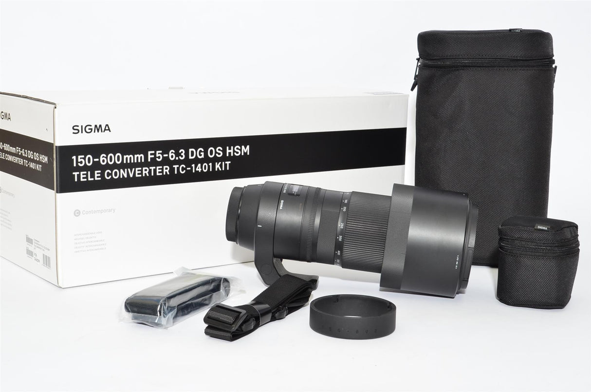 Used Sigma 150-600mm f/5-6.3 DG OS HSM Tele Converter TC-1401