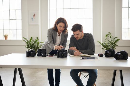 At Cambrian Photography, our photography training sessions are designed around individual needs, whether you’re a customer wanting to understand your camera better or a business looking to train staff after purchasing equipment. Training is delivered on a one-to-one basis, allowing sessions to be fully personalised and paced to suit you.