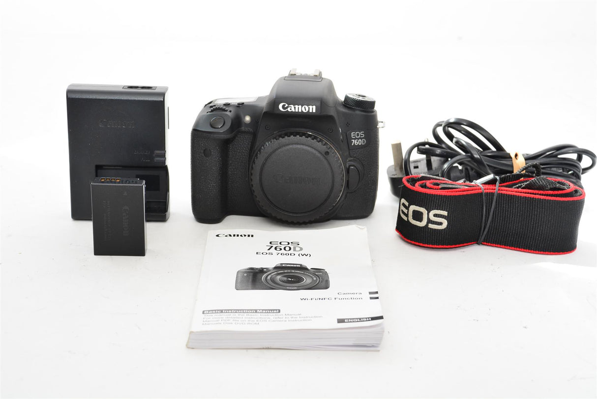 Used Canon EOS 760D DSLR Camera