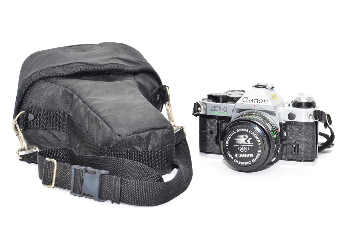 Used Canon AE-1 Program with 50m f/1.8 - Olympic Edition