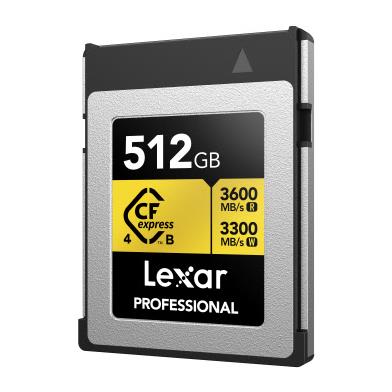 Lexar Professional CFexpress Gold Type B Card - 3600MB/s - 512GB