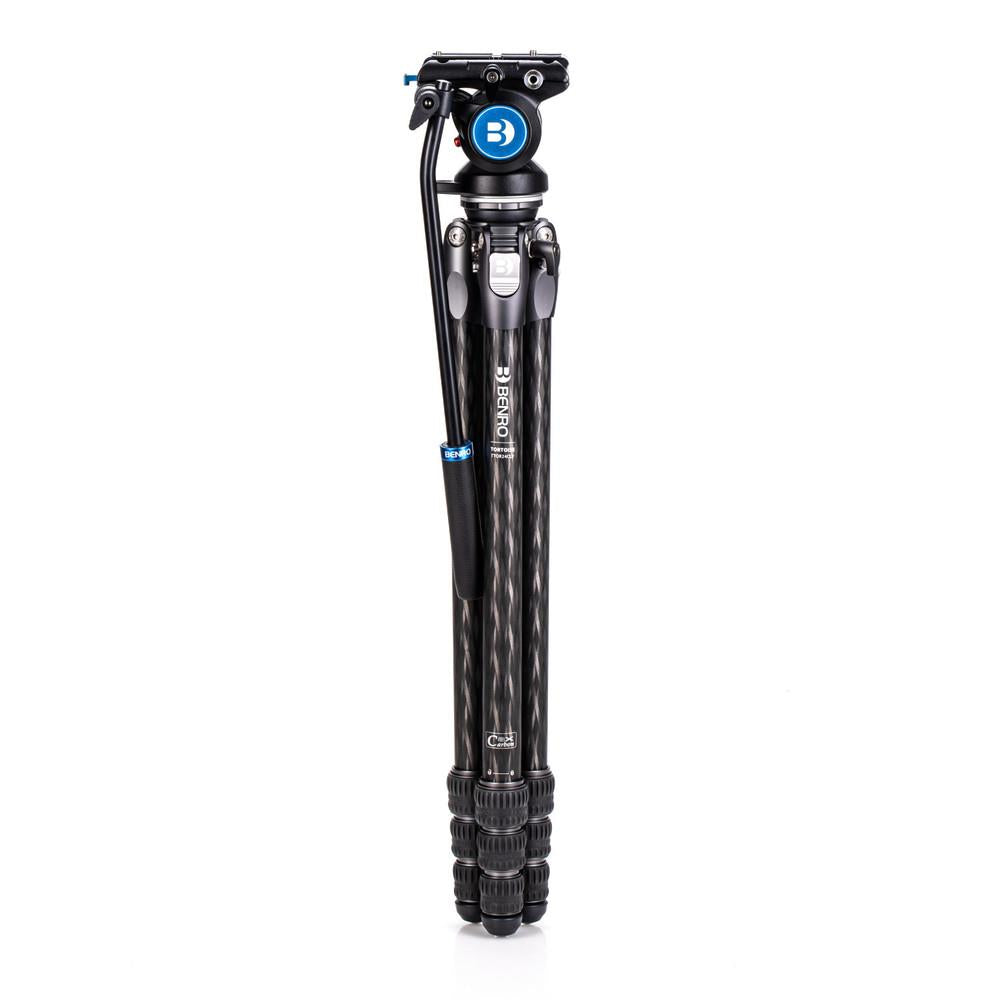 Benro Tortoise 24CLV Carbon Fibre Tripod with S4PRO Video Kit