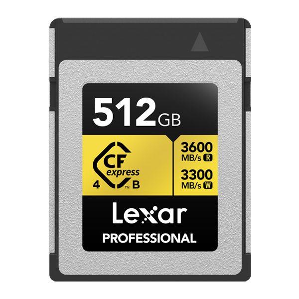 Lexar Professional CFexpress Gold Type B Card - 3600MB/s - 512GB
