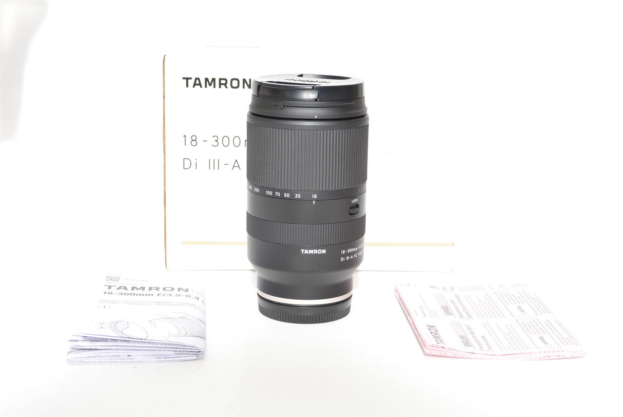 Used Tamron 18-300mm f/3.5-6.3 Di III - A VC VXD Sony E Mount Lens