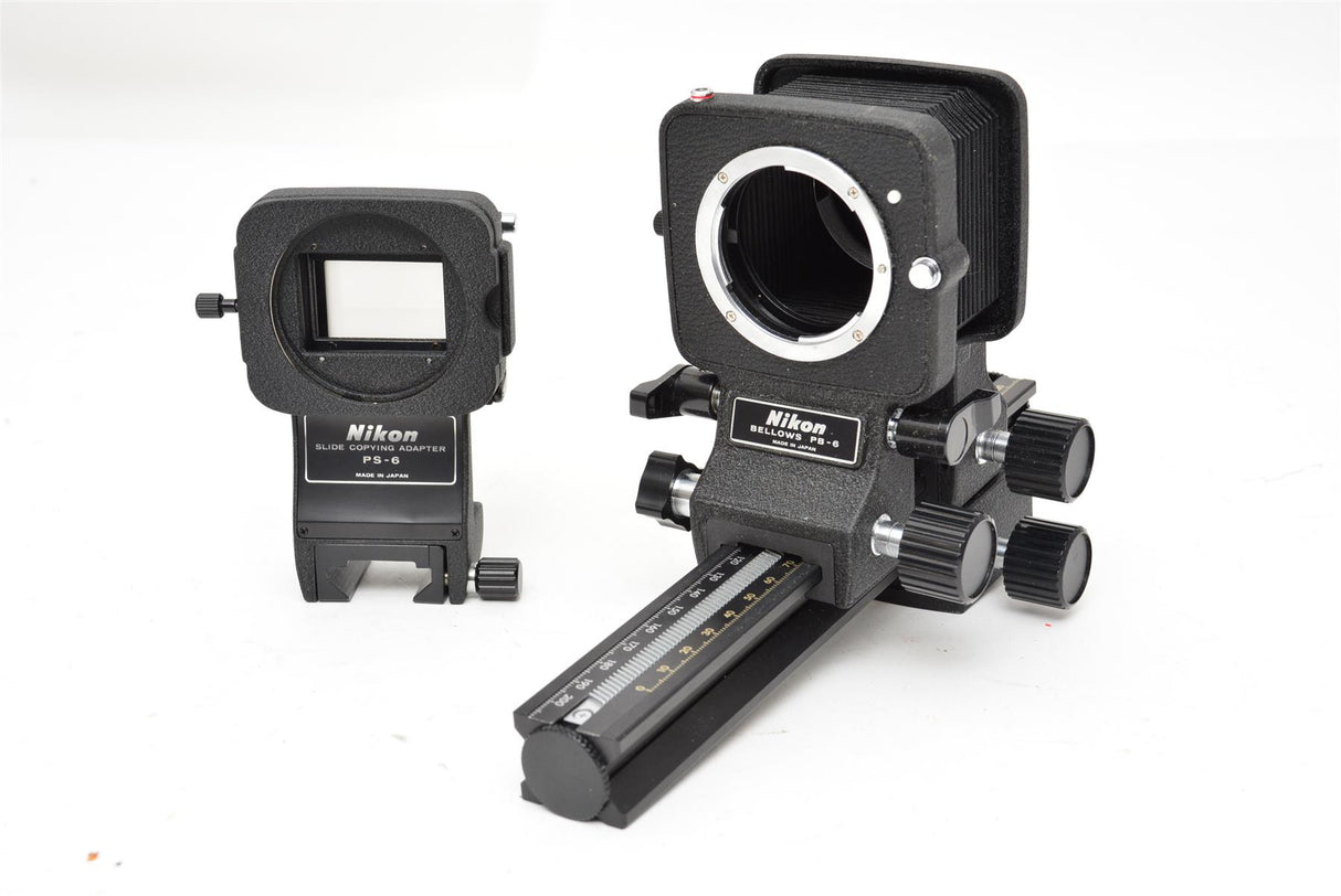 Used Nikon PB-6 Bellows and PS-6 Slide Copying Adapter
