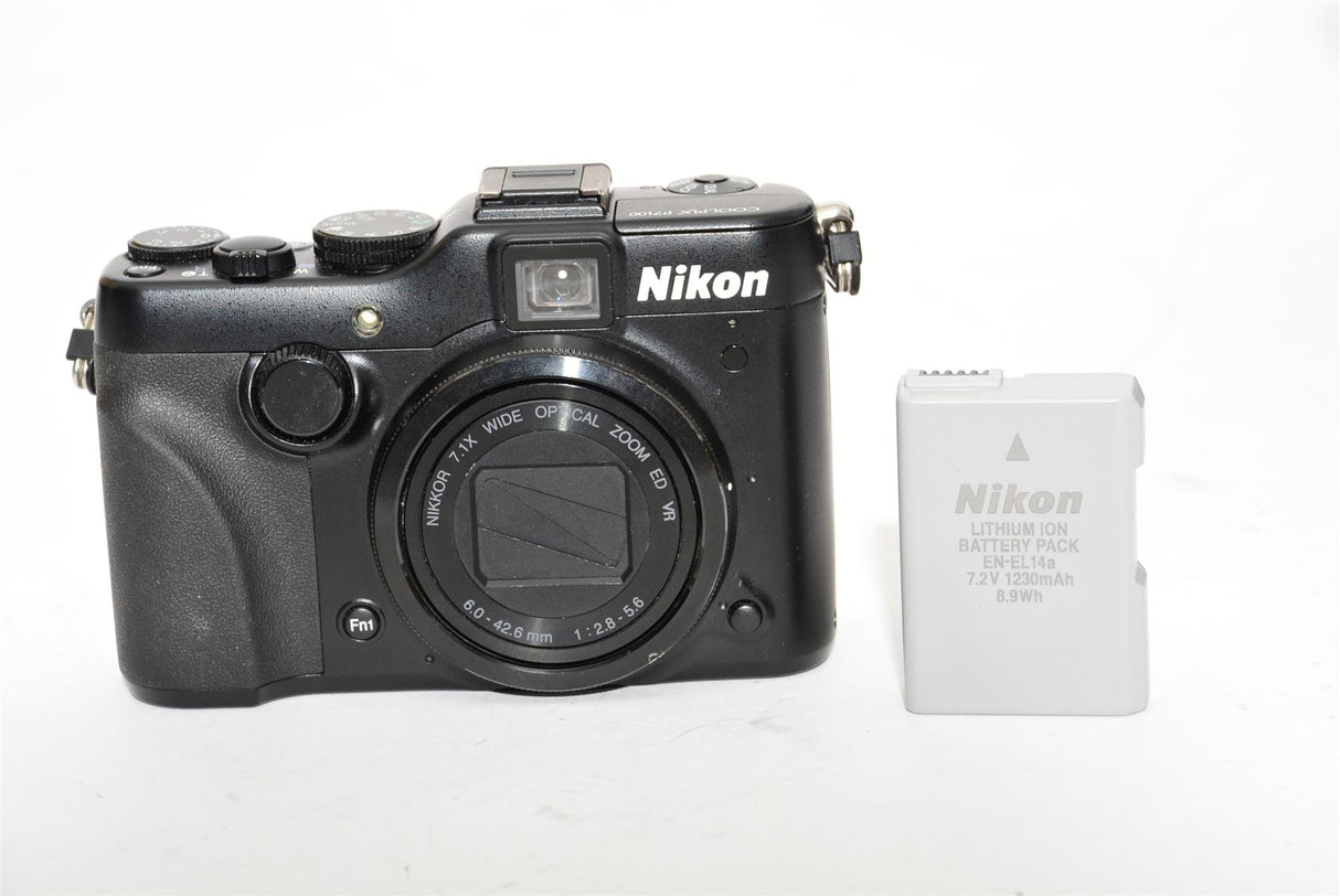 Used Nikon Coolpix P7100 Compact Digital Camera - NO CHARGER INCLUDED