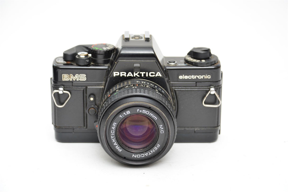 Used Praktica BMS with 50mm Prakticar f/1.8 Lens
